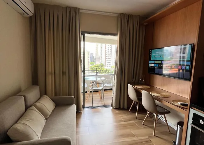 Studio Conforto 1 Quarto No Brooklin!